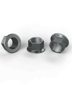 593011/C - FLANGED HEX NUT - M10X1.25 ZnFe WHITE